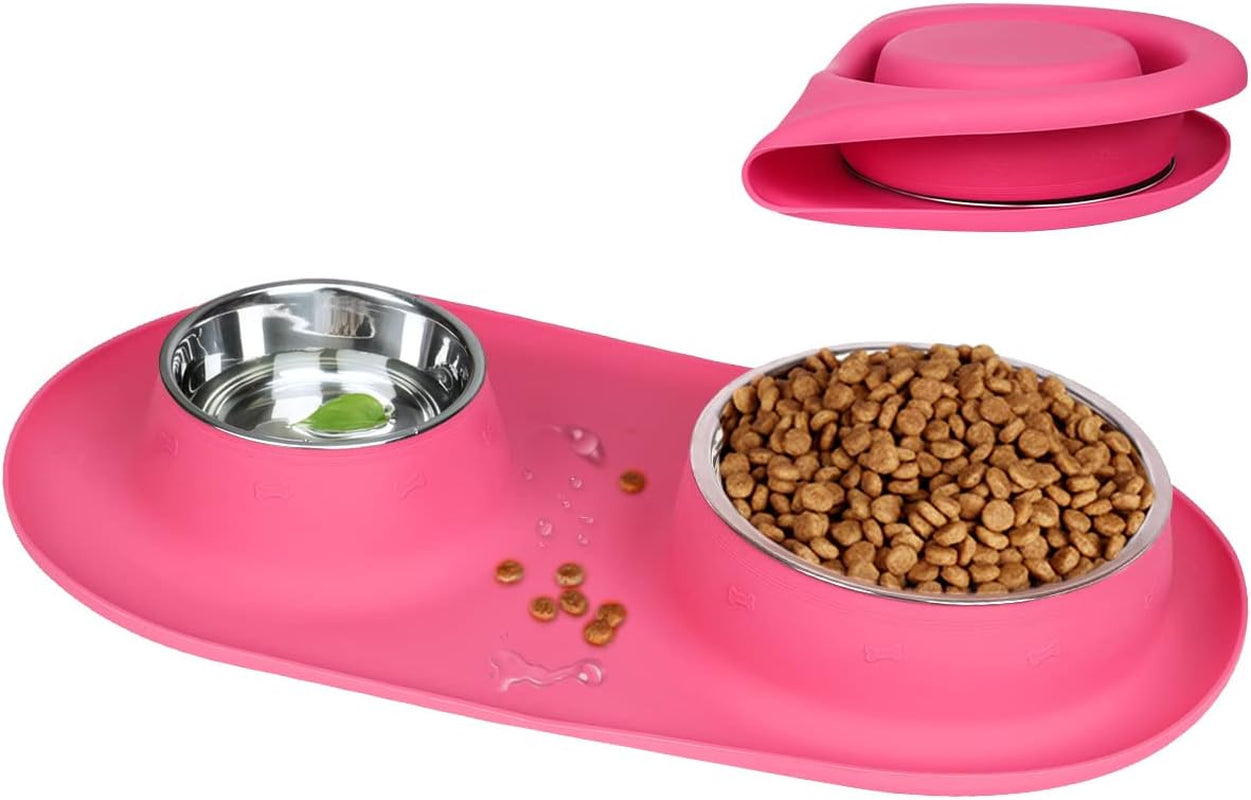 Silicone Slow Feeder Insert for Dogs - Compatible with Stainless Steel, Plastic, and Ceramic Bowls, Ideal for Small to Large Breeds